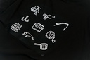 TEE-SHIRT PICTO NOIR 01