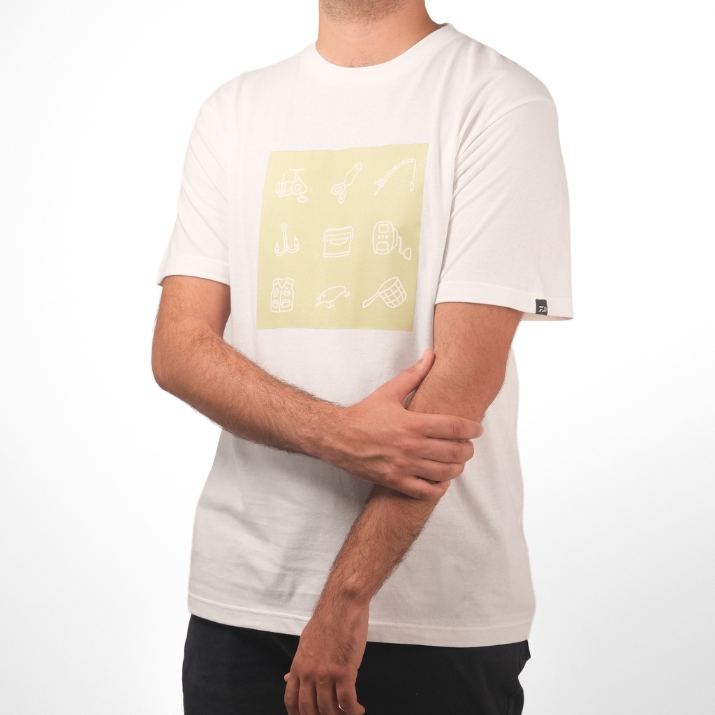TEE-SHIRT PICTO BLANC