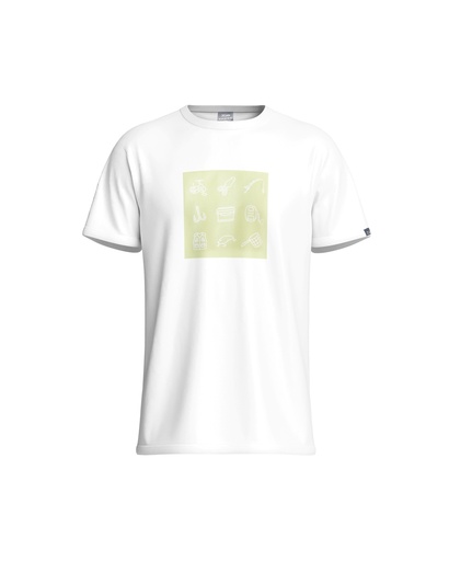 TEE-SHIRT FISHING TACKLE BLANC